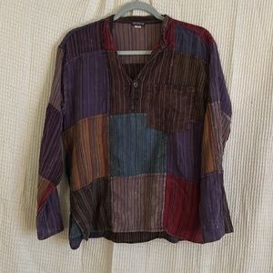 Earthbound Colorful Patchwork Shirt
